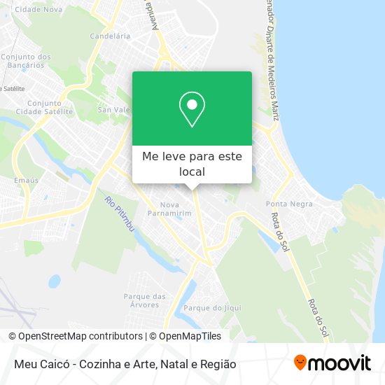 Meu Caicó - Cozinha e Arte mapa