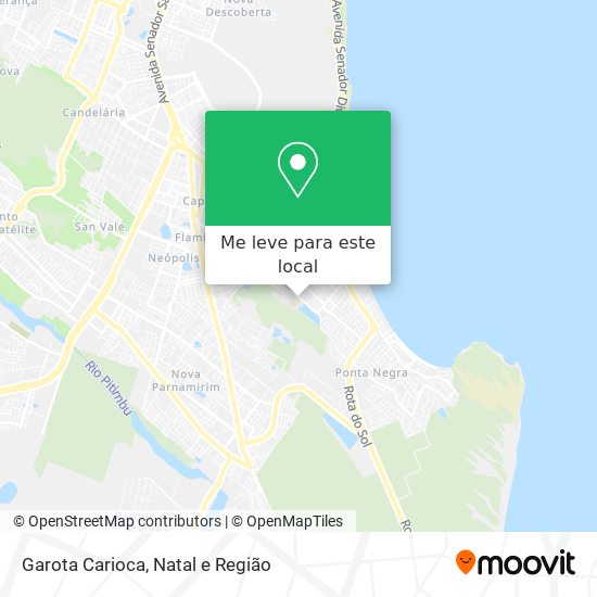 Garota Carioca mapa