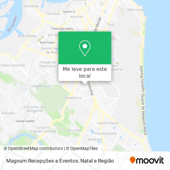 Magnum Recepções e Eventos mapa