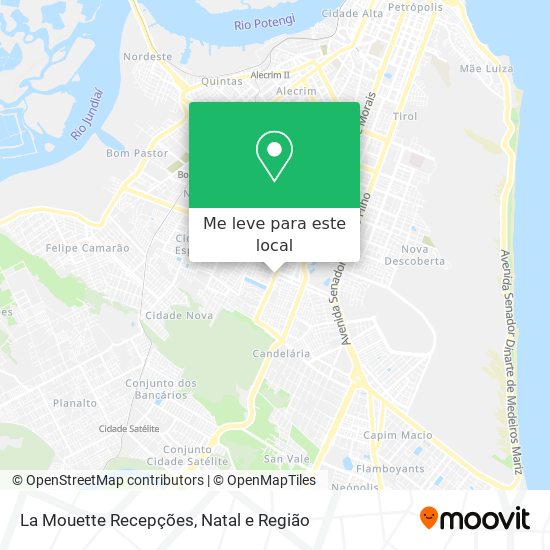 La Mouette Recepções mapa