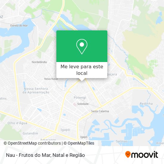 Nau - Frutos do Mar mapa