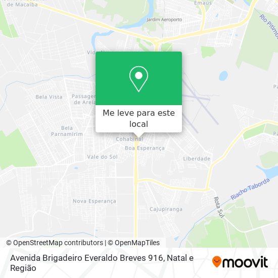 Avenida Brigadeiro Everaldo Breves 916 mapa