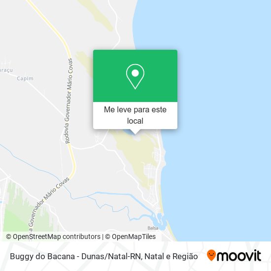 Buggy do Bacana - Dunas / Natal-RN mapa