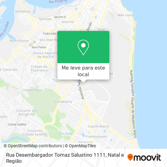 Rua Desembargador Tomaz Salustino 1111 mapa