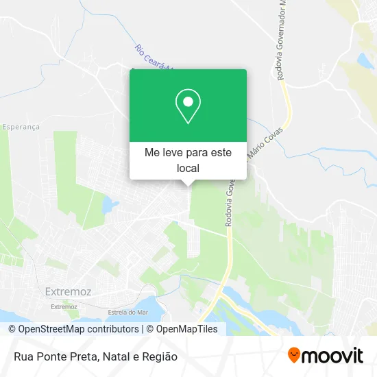 Rua Ponte Preta mapa