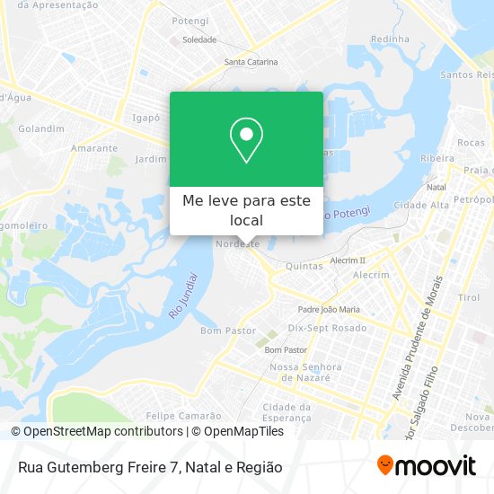 Rua Gutemberg Freire 7 mapa