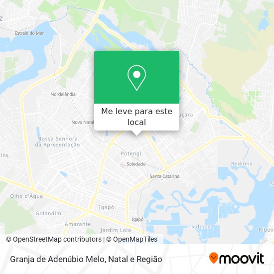 Granja de Adenúbio Melo mapa