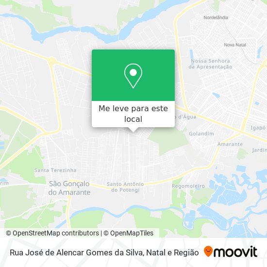 Como chegar até Rua José de Alencar Gomes da Silva em Natal e Região de  Ônibus?