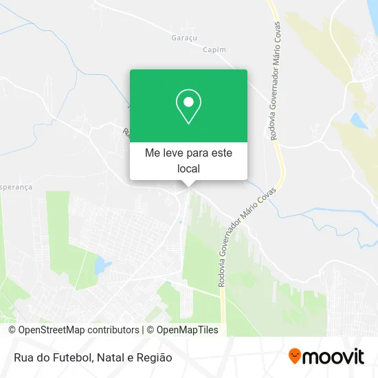 Rua do Futebol mapa