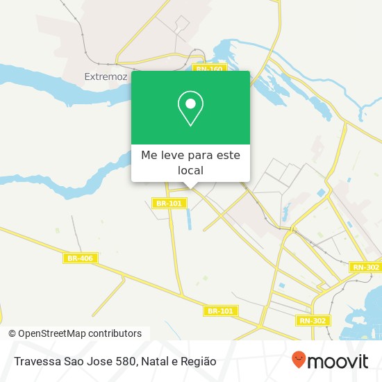 Travessa Sao Jose 580 mapa