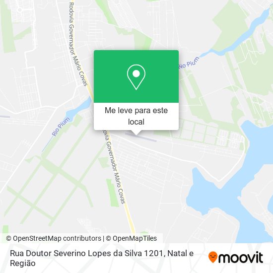 Rua Doutor Severino Lopes da Silva 1201 mapa
