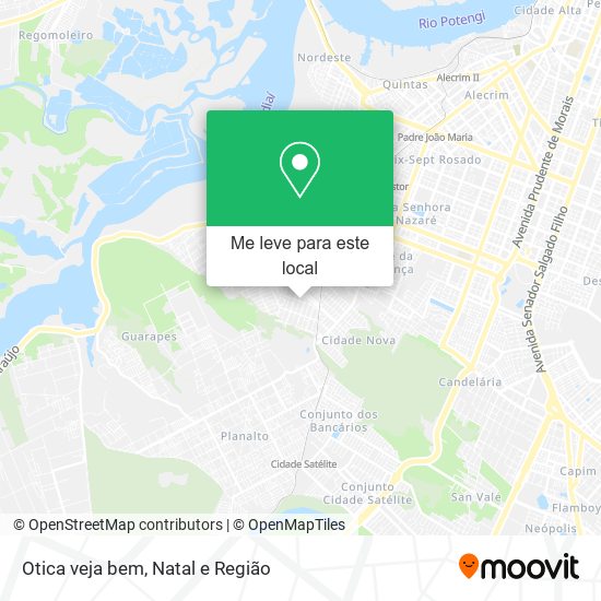 Otica veja bem mapa