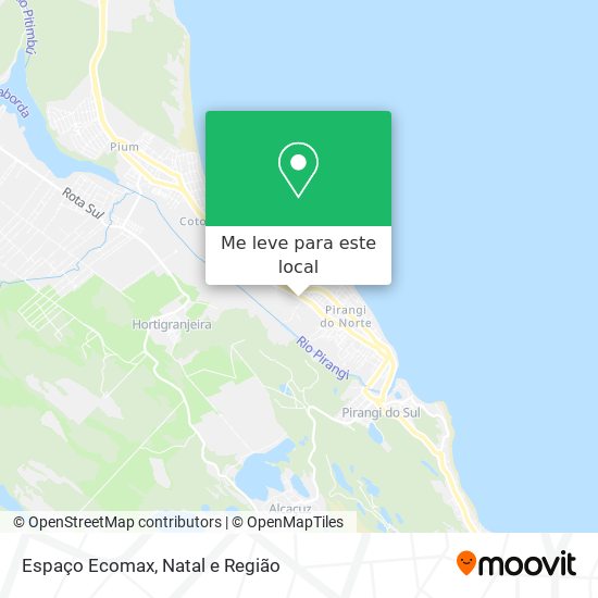 Espaço Ecomax mapa