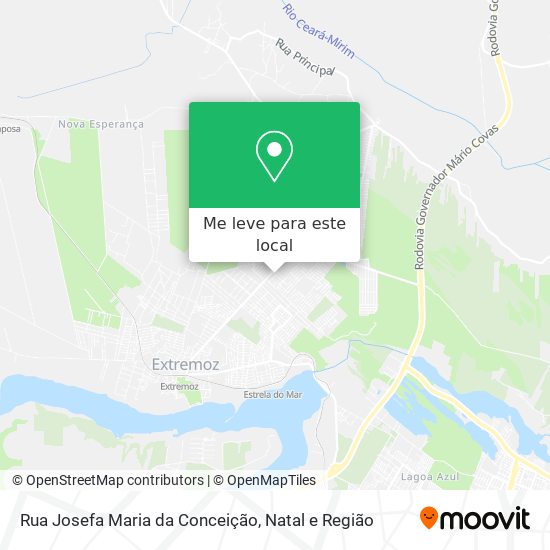 Rua Josefa Maria da Conceição mapa