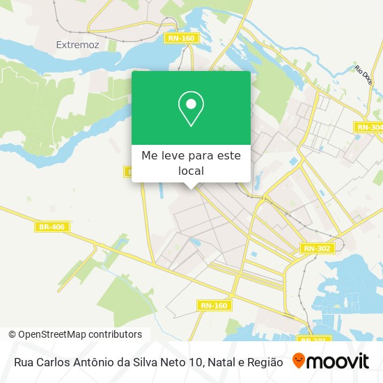 Rua Carlos Antônio da Silva Neto 10 mapa