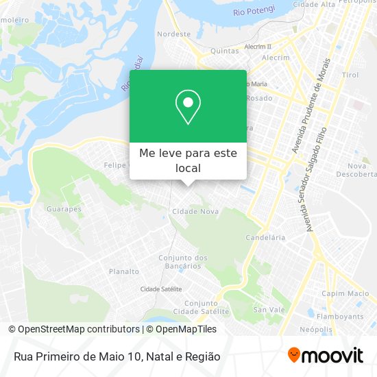 Rua Primeiro de Maio 10 mapa