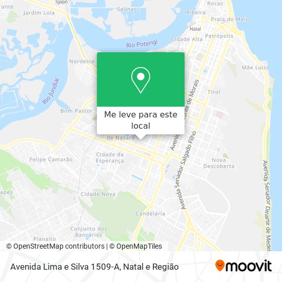 Avenida Lima e Silva 1509-A mapa