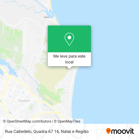 Rua Cabedelo, Quadra 67 16 mapa