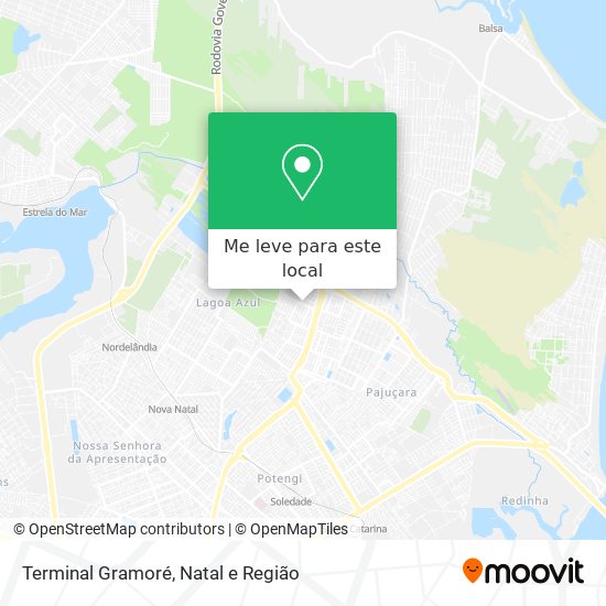 Terminal Gramoré mapa