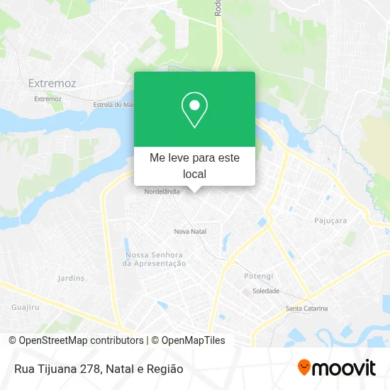 Rua Tijuana 278 mapa