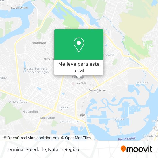 Terminal Soledade mapa