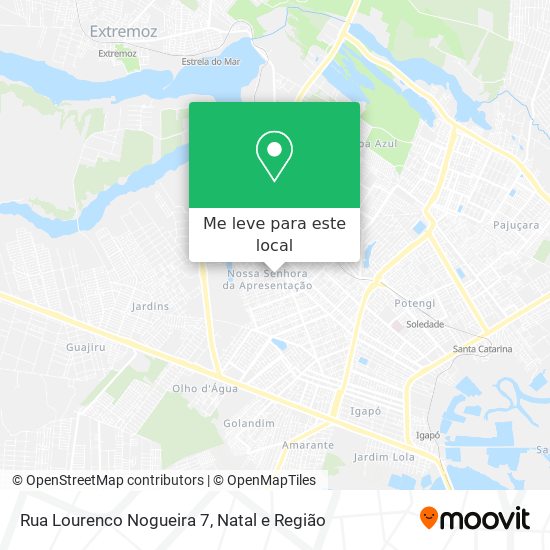 Rua Lourenco Nogueira 7 mapa