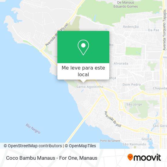Coco Bambu Manaus - For One mapa