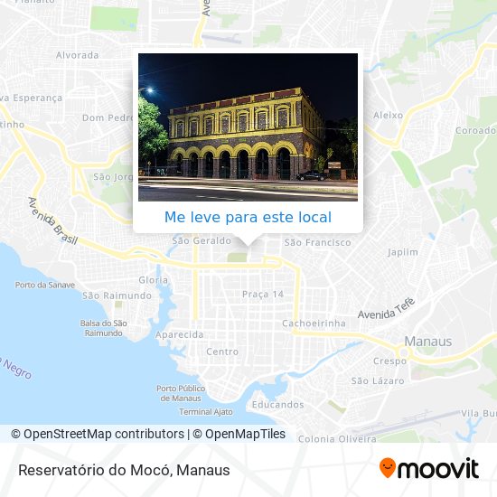 Reservatório do Mocó mapa