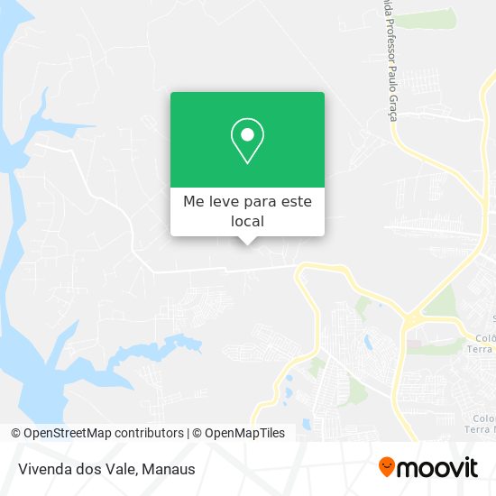 Vivenda dos Vale mapa