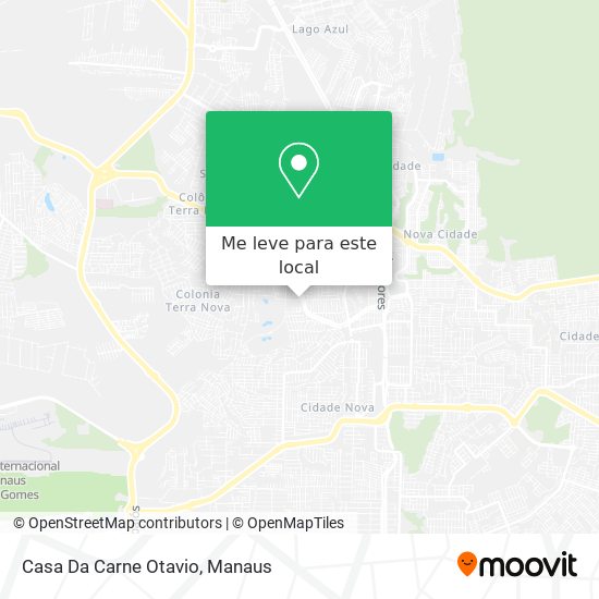 Casa Da Carne Otavio mapa
