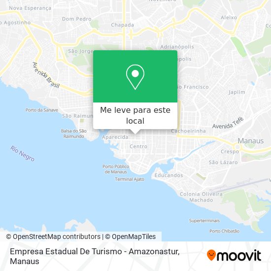 Empresa Estadual De Turismo - Amazonastur mapa