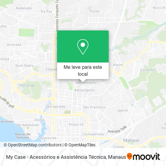 My Case - Acessórios e Assistência Técnica mapa