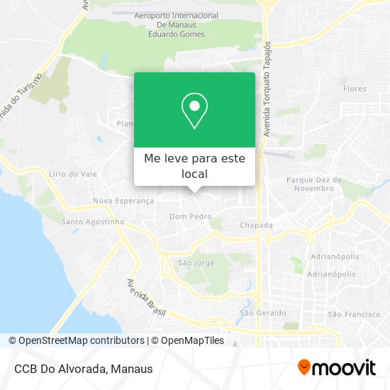 CCB Do Alvorada mapa
