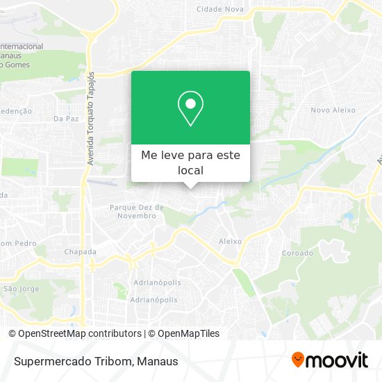 Supermercado Tribom mapa