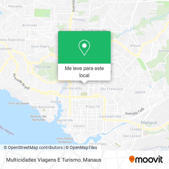 Multicidades Viagens E Turismo mapa
