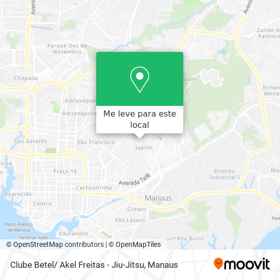 Clube Betel/ Akel Freitas -  Jiu-Jitsu mapa