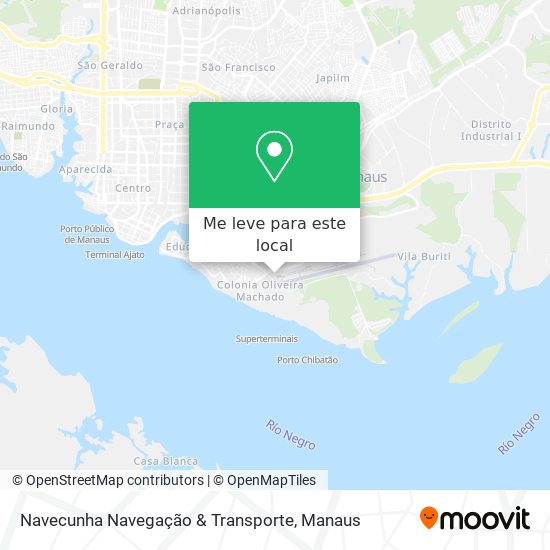 Navecunha Navegação & Transporte mapa