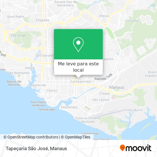 Tapeçaria São José mapa