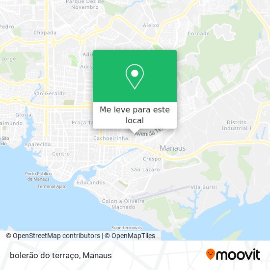 bolerão do terraço mapa