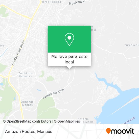 Amazon Postes mapa