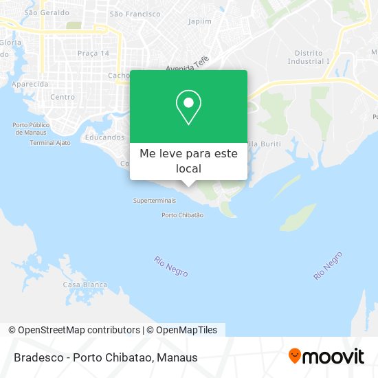 Bradesco - Porto Chibatao mapa
