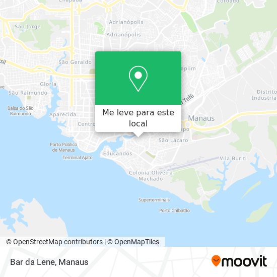 Bar da Lene mapa