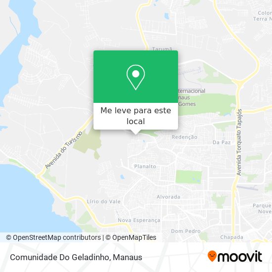 Comunidade Do Geladinho mapa