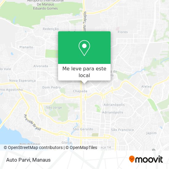 Auto Parvi mapa