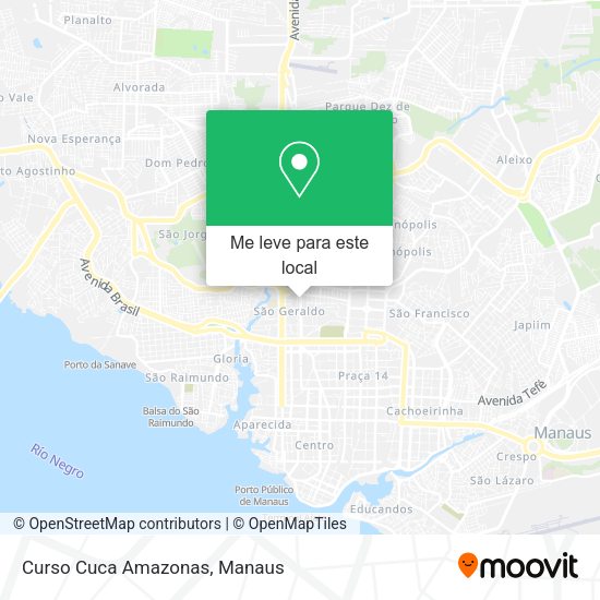Curso Cuca Amazonas mapa