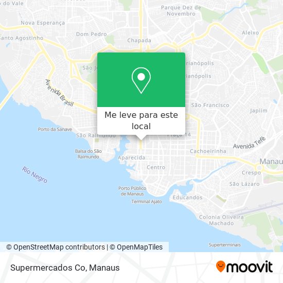 Supermercados Co mapa