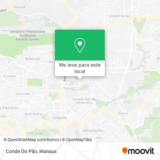 Conde Do Pão mapa