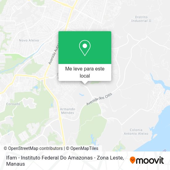 Ifam - Instituto Federal Do Amazonas - Zona Leste mapa