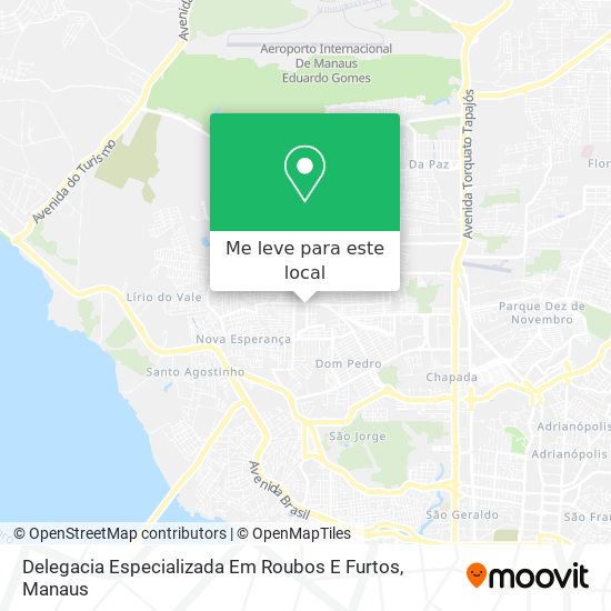 Delegacia Especializada Em Roubos E Furtos mapa