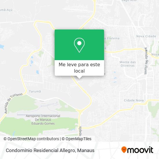 Condomínio Residencial Allegro mapa